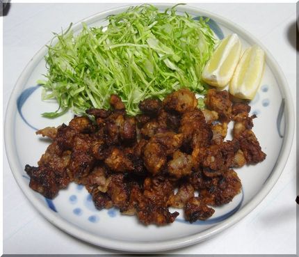 砂ズリのから揚げ―2011/8...