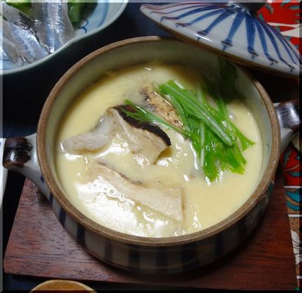 最後の松茸は、鱧、海老と茶碗蒸...