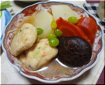 聖護院ダイコンの炊き合わせ　―...
