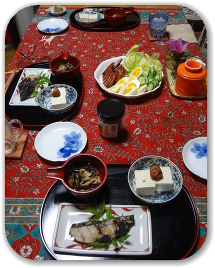 ゴルフの日の晩御飯は楽なもので...