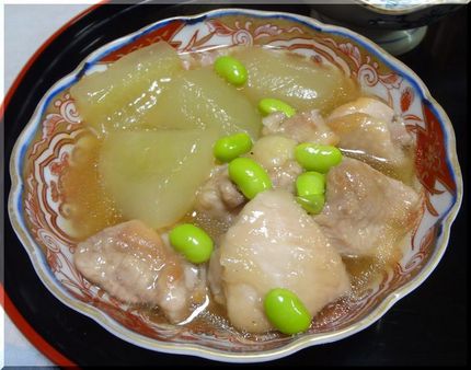 加賀太きゅうりと若鶏の含ませ煮...