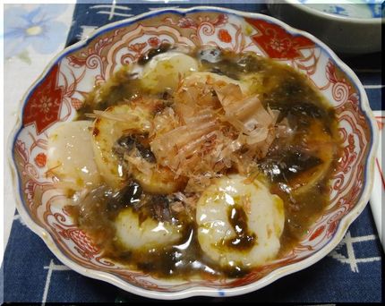 ＊ホタテ貝柱と長いもの海苔あん...