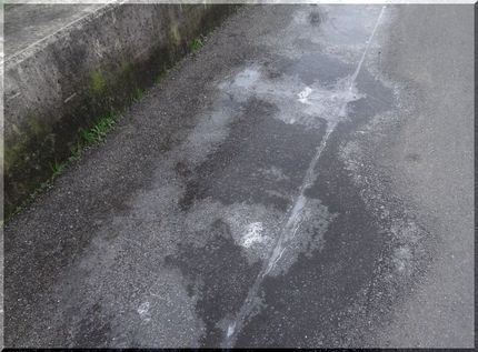凍てついた道路　　W313