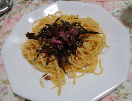 ＊タラスパ 辛子明太子です。 ...