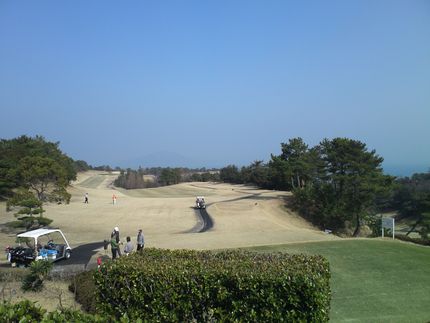 今日は黄砂で小豆島はなにもみえ...