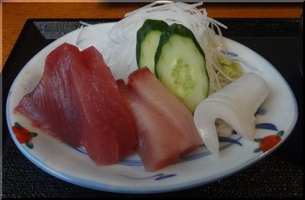 お造りはねぇ。 「かつお、はま...