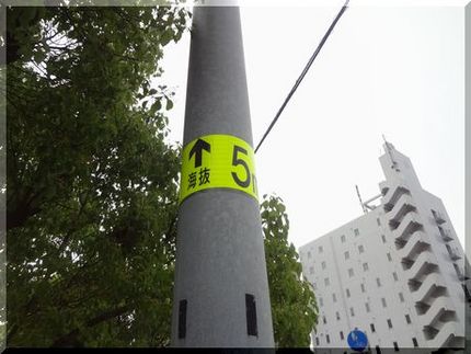 高松市の津波避難用の標高（海抜...