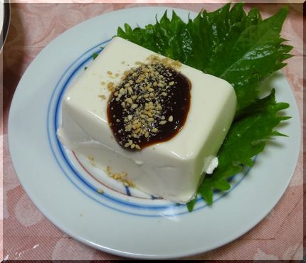 ＊冷や奴 土生姜を鶏肉の照り焼...