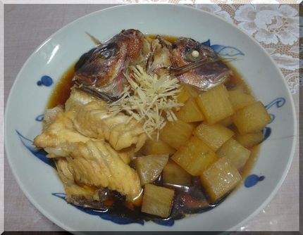 ＊鯛のアラ煮 久しぶりに美味し...
