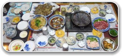 焼き松、馬刺しで―2013/1...