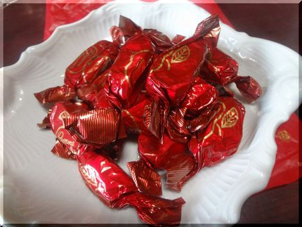 紅茶味のりんごチョコ　神戸一番...