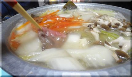 姫もじょうずに「しゃぶしゃぶ」...