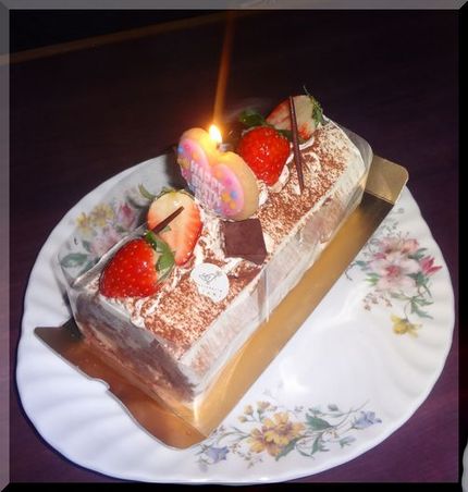 息子一家とそろってお祝いでした...
