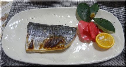 ＊さごしの塩焼き 赤カブの甘酢...