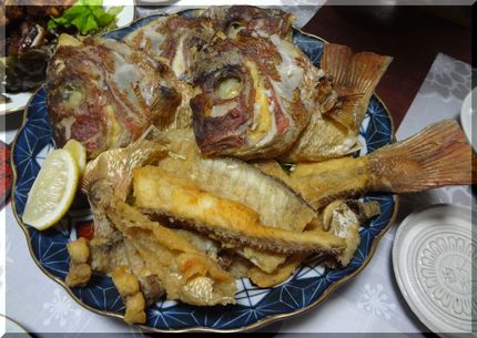 綺麗にカラっと揚がってとても美...