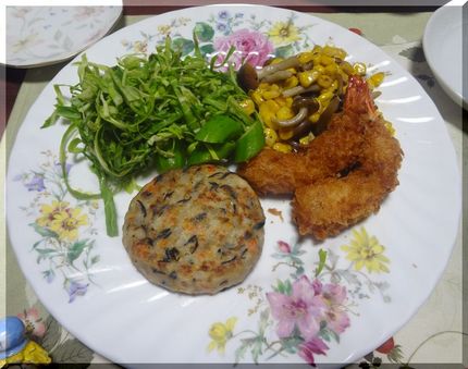 ＊海老フライとシャキシャキ根菜...