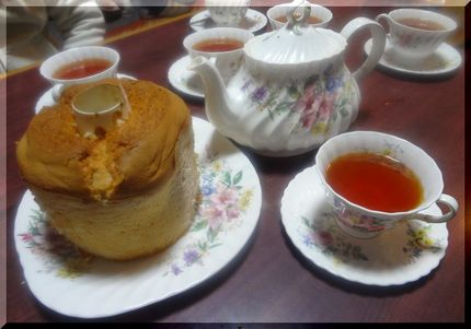 苺のシフォンケーキ