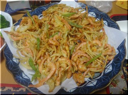 ＊瀬戸内の小海老のかき揚げ