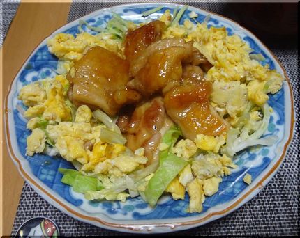 ＊鶏の照り焼き on lett...