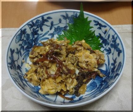 ＊つくしの卵とじ