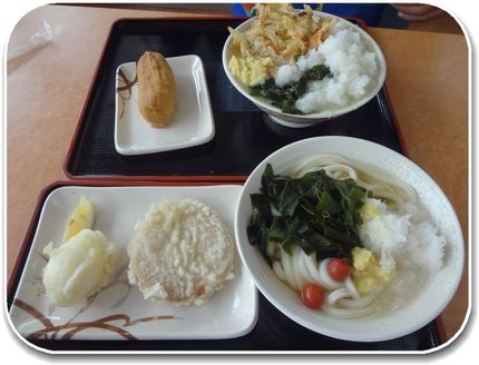 ＊かけ小、いなりずし、かき揚げ...