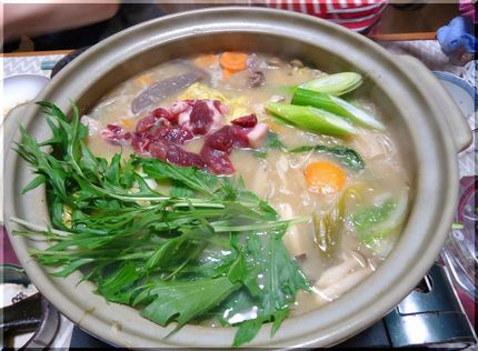 ＊猪の打ち込みうどん