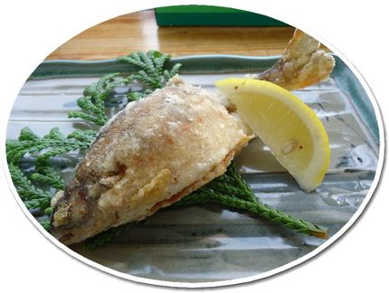 「頭から全部食べてな」とおばち...