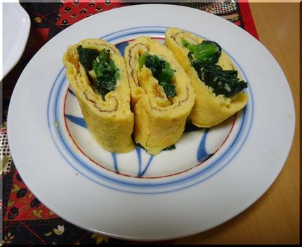 ＊ほうれん草の卵まき 前日の「...