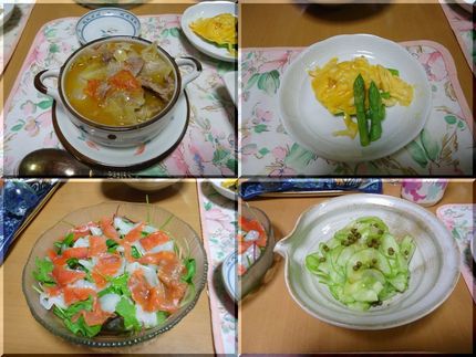 ＊牛肉と玉ねぎ、キャベツ、トマ...