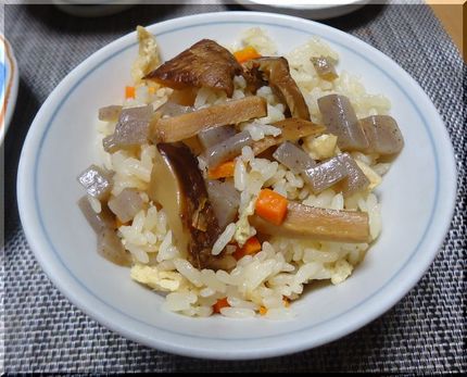 ＊松茸の炊き込みご飯