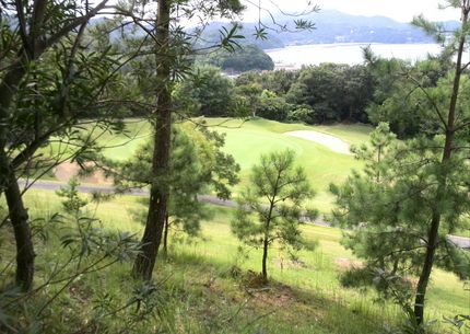 西コース6番ミドル ここでは初...