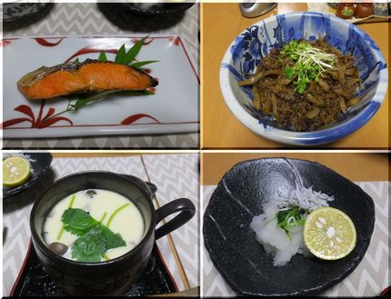 ＊紅鮭 ＊牛肉と牛蒡、糸こんに...