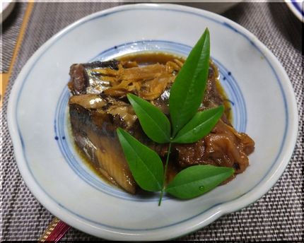 ＊秋刀魚の土生姜と梅干しのたい...