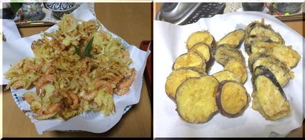 ＊地の小エビと玉ねぎのかき揚げ...