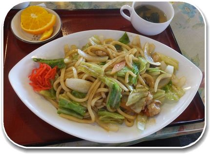 *ホルモンうどん焼き ちょっと...