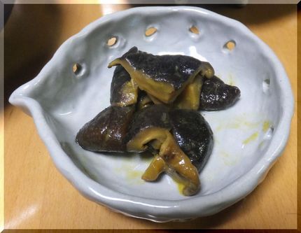 ＊生椎茸の辛子漬け...