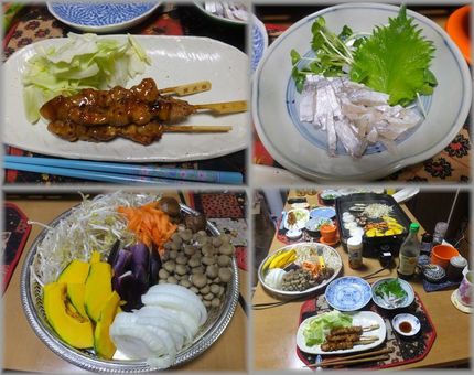 遅いスタートのゴルフだったので...