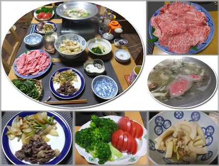 前夜のすき焼きの残りで ＊和牛...