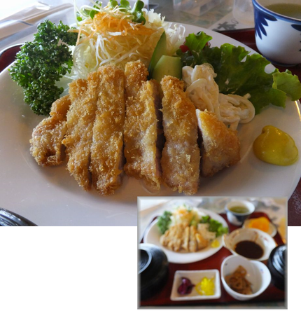 お昼は志度CCで日替わりランチ...