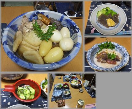 ＊おでん風（鶏もも肉、竹輪、天...