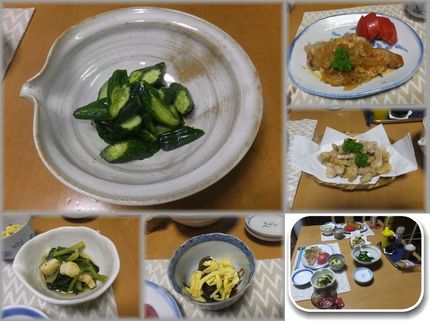 ＊キュウリのビール漬け ＊豚ロ...