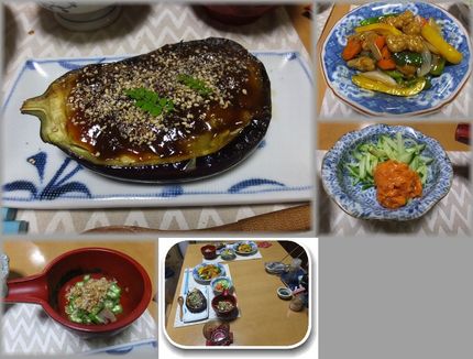 ＊三豊茄子の味噌田楽 ＊豚と夏...