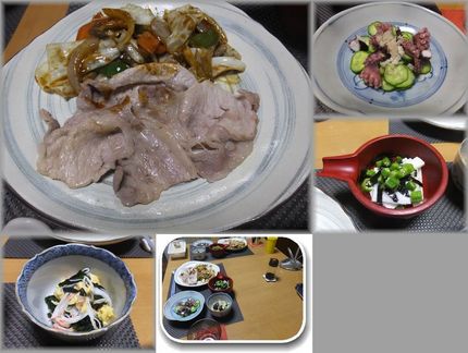 ＊豚肉と野菜の甘辛みそ炒め（キ...