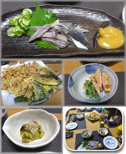 ＊このしろ　酢味噌で ＊かき揚...