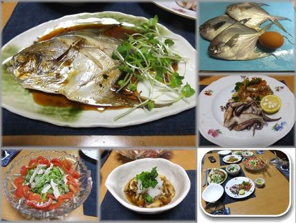 ＊マナガツオの付け焼き ＊アオ...