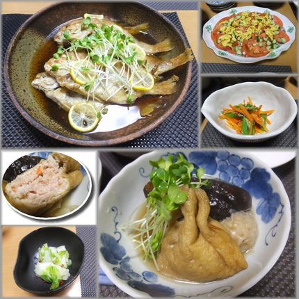 ＊小鯛の南蛮漬け ＊トマトのサ...