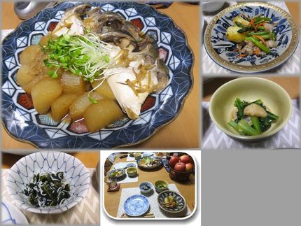 ＊ハマチかま大根 ＊アスパラと...