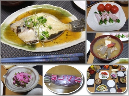 ＊丸ハギの煮つけ カワハギと迷...