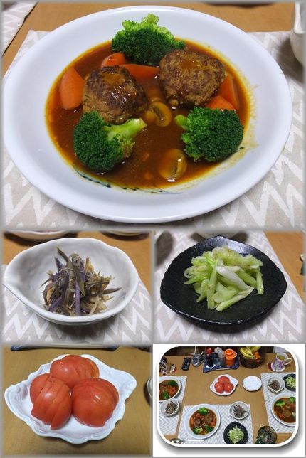 ＊煮込みハンバーグ ＊お大根の...
