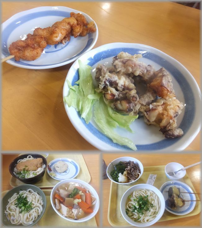 ＊鶏串揚げ　　＊たこ天 注文し...
